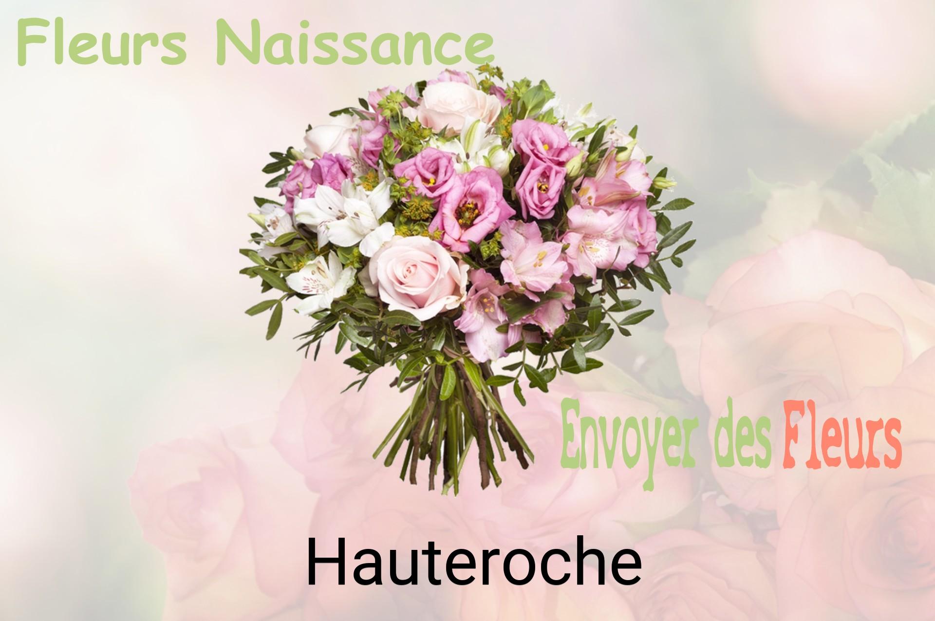 Bouquet de fleurs de naissance livré à Hauteroche